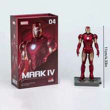 Marvel 漫威钢铁侠收藏人偶——4英寸和7英寸艺术雕像及可动模型，绝佳的礼物之选 - 彩色 - 查看 23