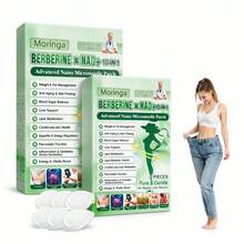 Moringa Berberine Patch – 10-In-1 Nano Microdart Technology, Advanced Herbal Skin Patch For Women & Men, Gentle Non-Irritating Design (2 Box) - 1 - Xem 10