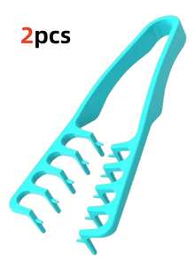 5pcs Men's Styling Combs, Plastic Material, Suitable For Daily Commute, Business Trip, Travel, Office, Dorm Use, Portable And Compact, Easy To Store, Hair Styling, Volumizing Hair Top, Taming Frizz, Creating Texture, Perm, Spiky, Slicked Back, Pompadour, Hair Styling Tool, Men's Hair Styling Essential - Multicolor - View 18