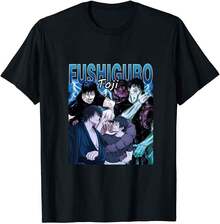 Unisex T-Shirt Made Of Pure Cotton, Toji Anime Cotton Shirt Unisex Short Sleeve, Summer T-Shirt, Blouse, Basic Top, Creative Design, Outdoor Game, Cool Style, Fun Design, Ideal For Outdoor Games. - Black - View 5