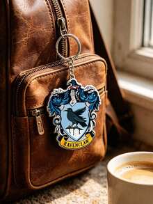 Colgante del entorno de la escuela de magia de Harry Potter - Llavero de silicona de doble cara de la escuela de magia Broche de metal accesorio para hombres - Multicolor - Ver 5