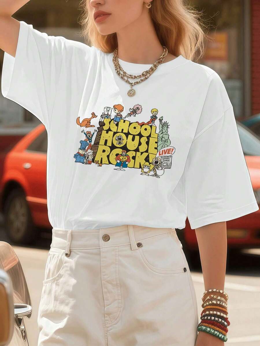 Women T-Shirts - White - View 1