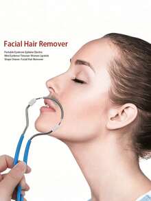 1 Painless Female Facial Epilator Device, Portable Spring Roller Epilator Remover, Lightweight Upper Lip, Chin, Face & Neck Hair Removal Tool - Simple To Use, Wax Hair Removal, Epilator Facial - Multicolor - View 7