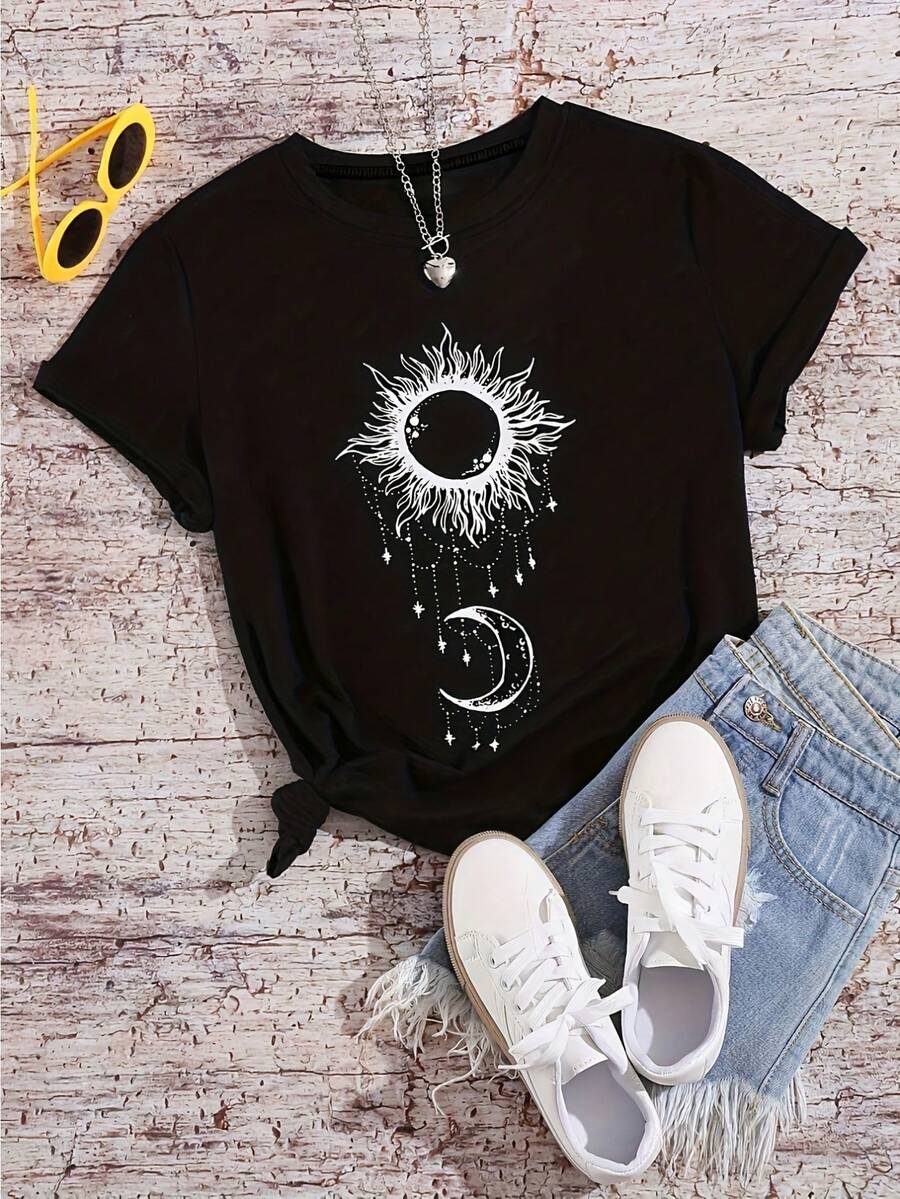 Women T-Shirts - Black - View 1