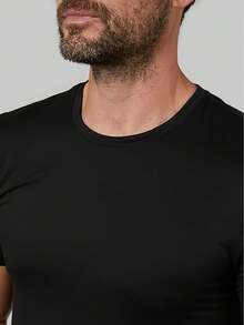 Men T-Shirts - Black - View 5