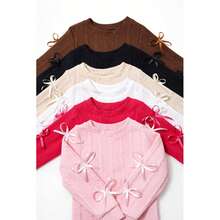 Blouse With Bows For Children And Teenagers. - Black - View 1