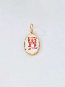 1pc Gold-Plated Colorful Enamel Pendant Necklace, Customizable Tropical Fruit Theme Pendant Necklace, Delicate Paperclip Chain Layered Jewelry, Cute Stackable Beach Holiday Daily Wear Women Gift - Multicolor - View 51