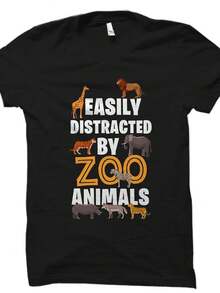 Animal S1Hirt. Zoo S1Hirt. VaC1Action S1Hirt. Zoo Animal S1Hirt. Zoo TR1ip S1Hirt. Jirafa S1Hirt. Cebra S1Hirt. Zoo Gift OS4763 - Negro - Ver 2