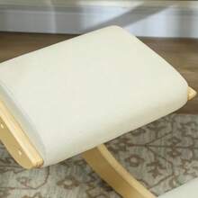 Ergonomic, Rocking Kneeling Stool For Home Office, To Improve Posture, Cream - Apricot - View 6