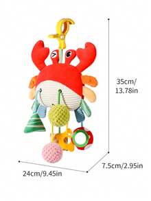 Baby Crib Hanging Rattle Toys, Car Seat Hanging Toys, Stroller Hanging Decorations, Infant Soothing Wind Chimes, Newborn Gift - Multicolor - View 8