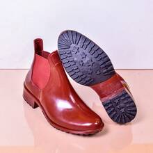 Women's Short-Shaft Rain Boot For Cold And Rain, Autumn/Winter Collection, New Release. - 紫紅色 - 查看 3