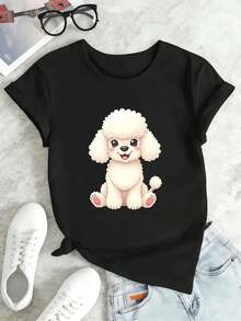 Women T-Shirts - Black - View 2