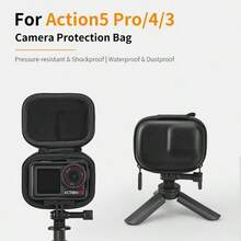 OSMO Action 5/4/3Pro Accessories Portable Mini PU Storage Bag, Suitable For Osmo Action 5 Pro Lens Screen Protector And Rubber Lens Cap - View 8