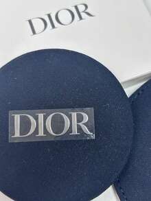 Dior 圓形便攜化妝鏡，直徑 7.3cm，黑色布料鏡套，輕巧口袋鏡，清晰輕量，適合個人使用或送禮 - 藏蓝色 - 查看 7