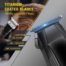 Hatteker 1pc Electric Hair Clipper For Men, Rechargeable Haircut Shaver, LED Display Barber Shop Bald Head Trimmer - View 8
