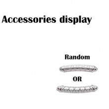 5pcs/Set Lightweight Shiny Bangle Bracelets, Silver Cuff Style Fashion Jewelry, Suitable Gift For Friends Party/Vacation, For Women - Silver Plugs, 5 Per Set - View 3