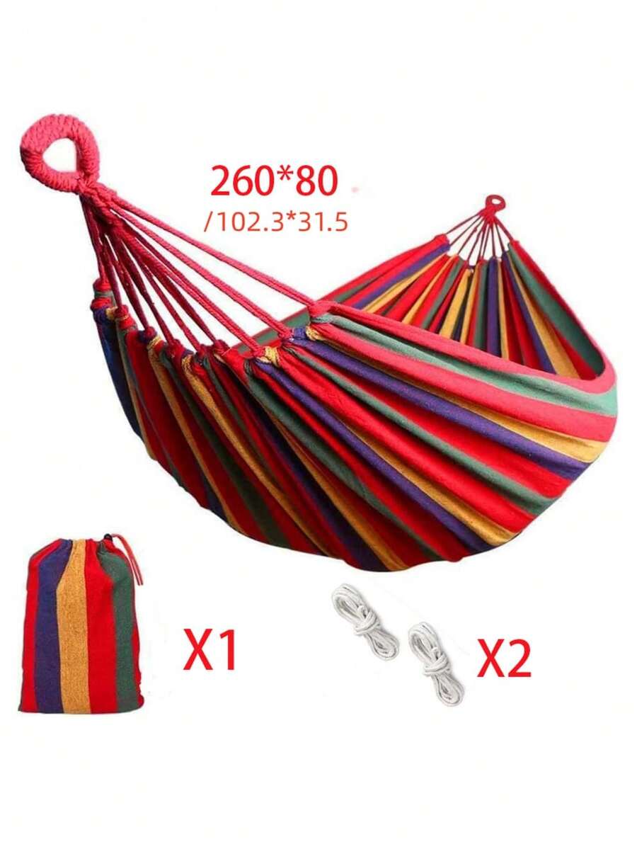 1 chiếc võng ngoài trời, dụng cụ cắm trại, võng thư giãn du lịch, võng cân bằng, võng bãi biển, võng leo núi, ghế thư giãn sân sau, võng cắm trại - Nhiều màu - Xem 1