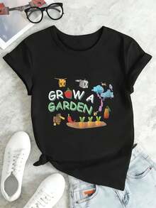 Women T-Shirts - Black - View 2