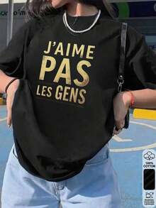 Women T-Shirts - Black - View 9