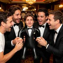 1個客製化充氣臉部吹塑道具，單身男女派對禮物、新娘/新郎惡搞禮物，新穎泳池生日婚禮裝飾 - 彩色 - 查看 5