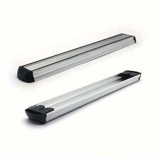 1 pieza Soporte magnético para cuchillos montado en la pared, estante de metal para cuchillos de cocina, instalación con taladro, imán fuerte, ahorra espacio, fácil de acceder y limpiar, perfecto para la cocina y áreas de comedor - Multicolor - Ver 5