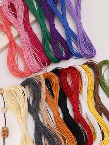 Dây polyester 1mm, dài 10 mét/túi - Màu sắc tươi sáng, mềm mại, bền chắc, không co giãn, thích hợp để làm đồ trang sức DIY, vòng cổ, vòng tay. - nhiều màu - Xem 2