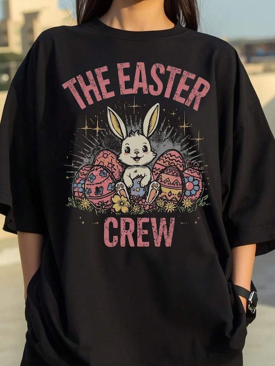 The Easter Crew T1EE Funny Easter S1Hirt Bunny With Egg S1 Hirt Happy Egg H1unter Gift.