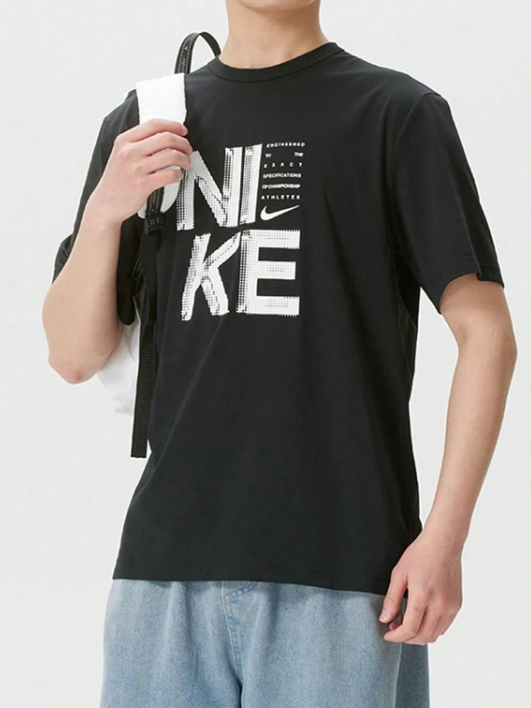 Camiseta de entrenamiento Nike HYVERSE Dri-FIT suave y cómoda de secado rápido para hombre - Negro - Ver 1