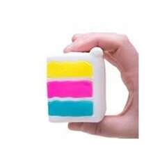 NeeDoh Cake Squishy Toy Soft Slow Rising Sensory Squeeze Fidget Toy Stress Relief Cake Shape Kawaii Dessert Desk Toy Novelty Gift - Multicolor - View 4
