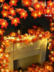 1 Stück Ahornblatt Lichterkette Herbstblatt Girlande mit Lichtern, Ahornblatt Lichterkette, DIY Party Zuhause Thanksgiving Weihnachten Halloween Dekoration Innen Außen Herbst Erntedekoration, Ahornblatt Lichterkette Herbstblatt Girlande mit Lichtern, Ahornblatt Lichterkette, DIY Party Zuhause Thanksgiving Weihnachten Halloween Dekoration Innen Außen Herbst Erntedekoration, Herbst Dekoration, Halloween Dekoration - einfarbig - Übersicht 6