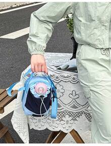 Multipurpose Small Backpack - Blue - View 3
