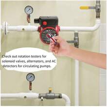 Heating Circulation Pump Rotation Tester And AC Detector Oil Burner Solenoid Valve Detects - Multicolor - View 4
