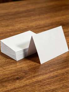 10/30/50Pcs 6x8 Inch White Blank Folded Cards, Bulk DIY Greeting Cards For Card Making Scrapbooking, Thank You Cards Invitations For All Occasions Party Supplies - Folding Cards - View 5