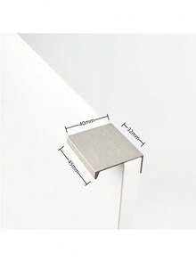 Maniglia per mobile montata sul bordo, di design moderno e minimalista, in lega di alluminio, adatta per accessori hardware di cucina, armadi e cassetti - Multicolore - Visualizzare 14