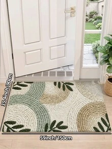 DAJIANG 1pc Woven Texture Door Mat Long Strip Rug, Multicolor 3D Vintage Print Pattern Cashmere Carpet, TPR Non-Slip Backing Floor Mat, Suitable For Bathroom, Indoor, Hallway, Bedroom, Living Room, Bedside, Machine Washable Easy To Clean Entryway Mat - Multicolor - View 18