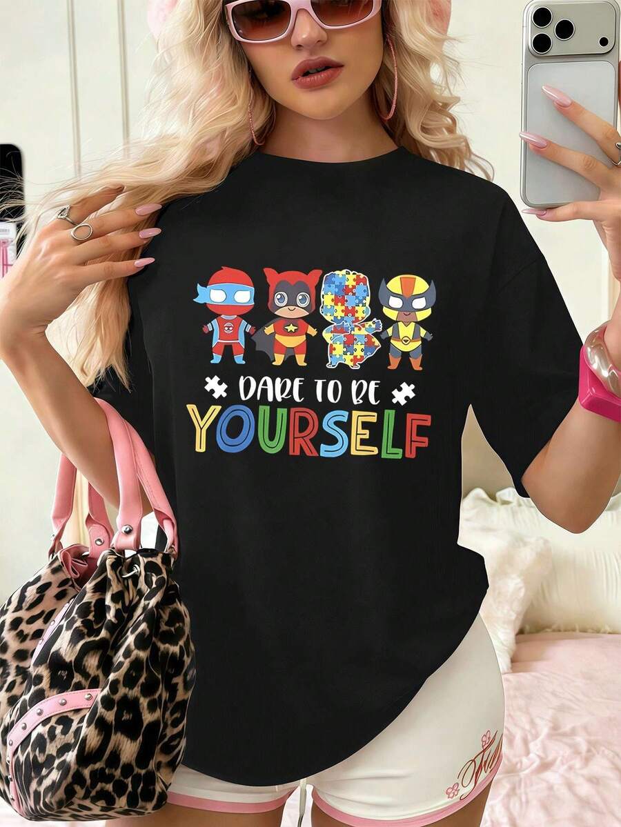 Women T-Shirts - Black - View 1
