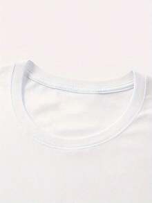 Original Casual Short-Sleeved Tomato Print T-Shirt, Summer T-Shirt - White - View 4