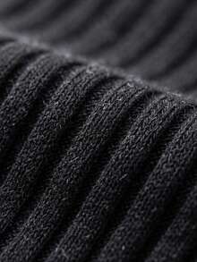 2 Pairs Men's Striped Invisible Socks Black & White Low-Cut Socks With Anti-Slip Heel Design - Multicolor - View 5