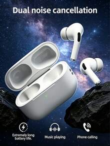 主动降噪无线耳机，外观设计时尚，电池续航时间长，新款蓝牙耳机 - 查看 1