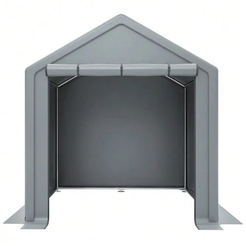 Garden Shed, Bicycle Garage, Tool Shed, Garage Tent, Garden House, Storage Tent, Bicycle Shed, Tool Tent, Storage Garage, Dark Grey - 6*6FT - View 1