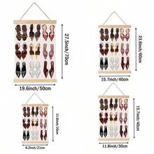 Tranh treo tường hình giày cao gót đen trắng phong cách retro, tranh áp phích giày cao gót cổ điển, tranh trang trí giày cao gót kiểu Stockholm cho phòng khách, phòng ngủ, văn phòng, quà tặng cho phụ nữ, không khung/có khung/khung gỗ. - Nhiều màu - Xem 5