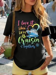 Women T-Shirts - Black - View 1