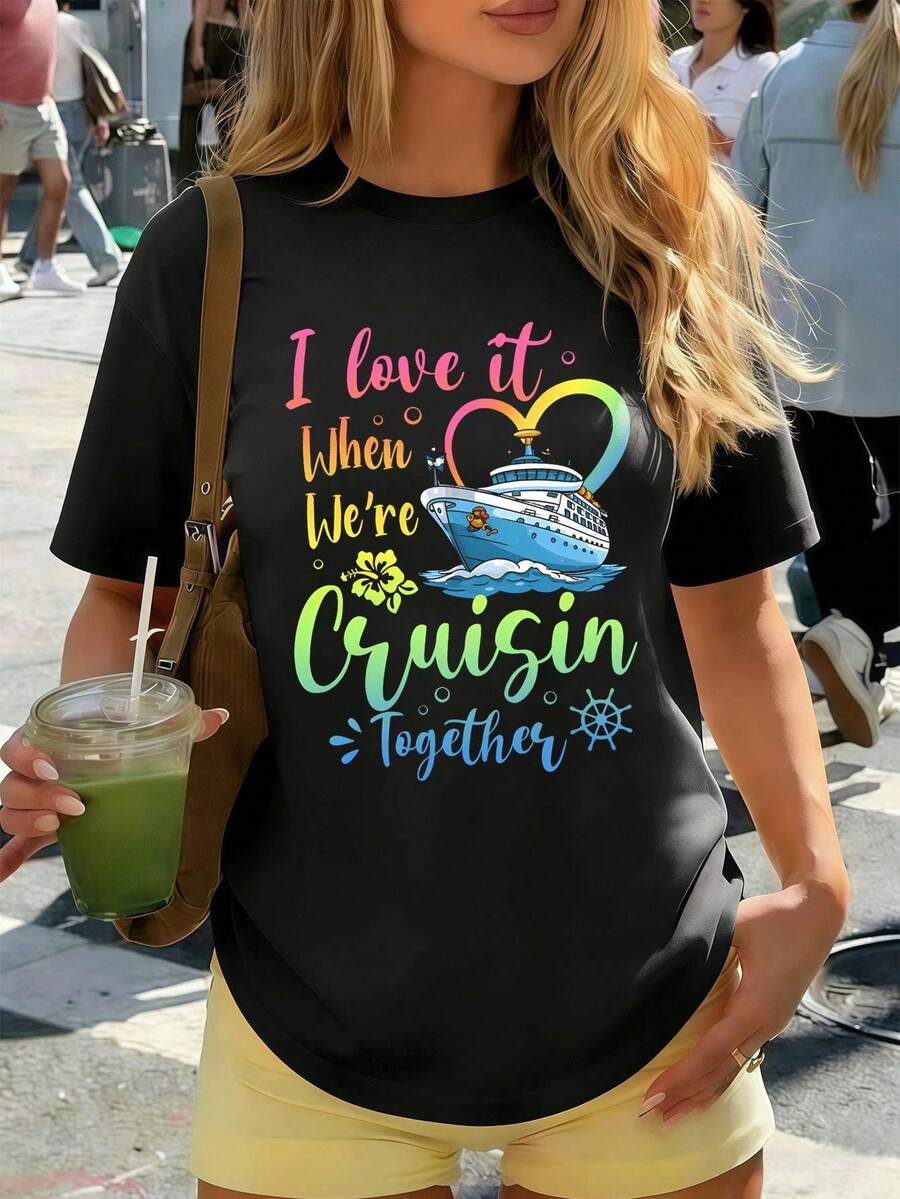 Women T-Shirts - Black - View 1