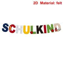 1 Set 2D Flat Felt Colorful Back To School Banner, Suitable For School Annual Celebration, School Party Decoration, Germany Back To School, Classroom Decoration, Happy Back To School Atmosphere, First Day Of School Classroom Arrangement - A - View 3