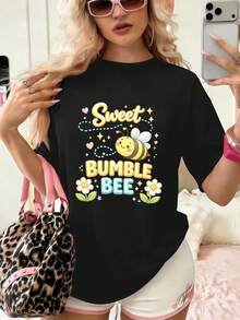 Women T-Shirts - Black - View 1
