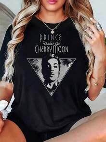 Camiseta Unisex Prince Under The Cherry Moon - Negro - Ver 7