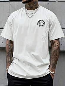 Camiseta de Gimnasio para Hombre - POWERH RRCY - Blanco - Ver 2