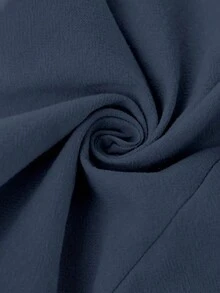 Mono sin mangas de unicolor minimalista para mujer, de verano - Azul marino - Ver 6