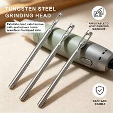 Stainless Steel Nail Cuticle Cleaner Drill Bit, High Hardness And Low Heat Generation Manicure & Pedicure Beauty Tool - Multicolor - View 9