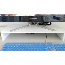 Desktop Computer Taller Stand Office Desktop Shelf Monitor Screen Storage Base Notes - B - Xem 7